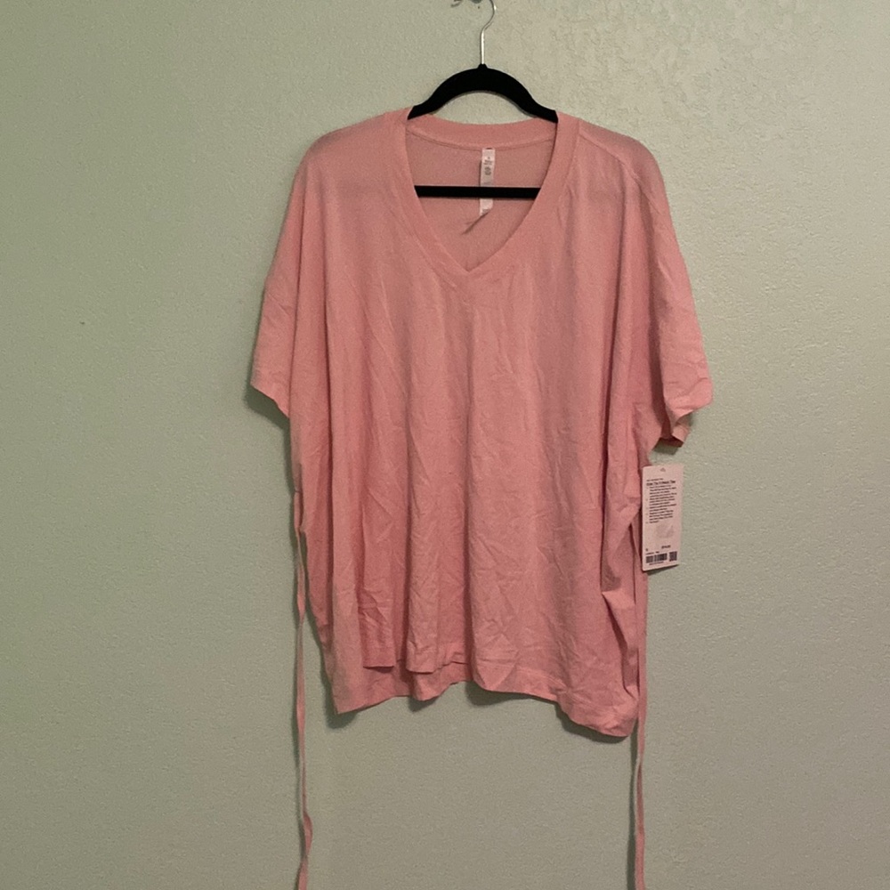 Lululemon Side Tie V Neck Tee